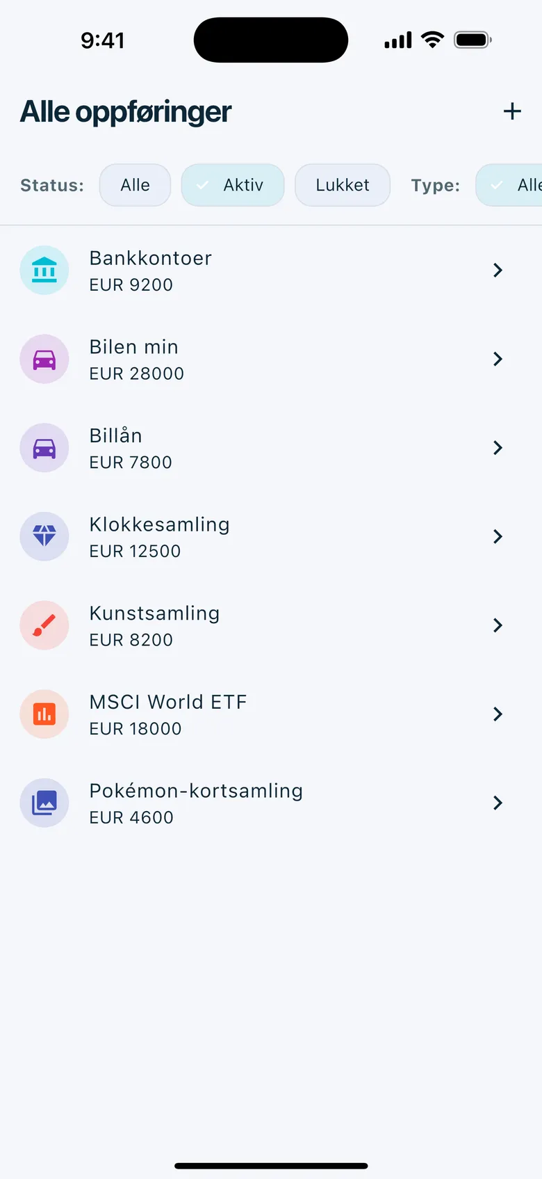 Komplett balanse — Wealth Watcher